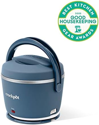 Electric Lunch Box Food Warmer 20oz – Faded Blue - Curated Catalog N8