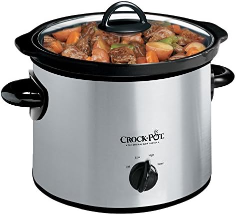 3 Quart Manual Slow Cooker – Silver - Curated Catalog Q1
