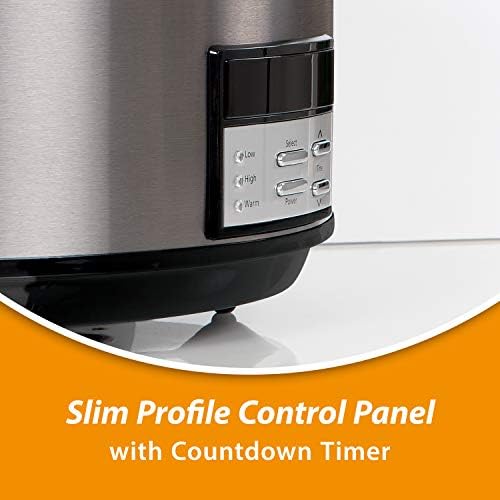 8 Quart Programmable Slow Cooker with Auto Warm - Curated Catalog U8
