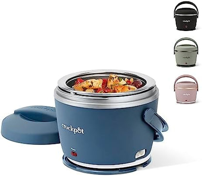 Electric Lunch Box Food Warmer 20oz – Faded Blue - Curated Catalog N8