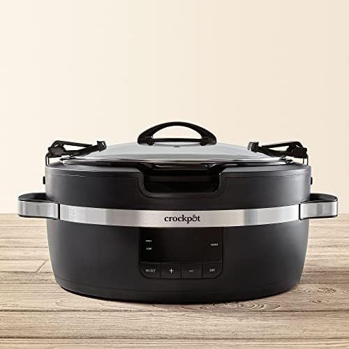 Thermoshield 6 Quart Slow Cooker with Carry Handles - Curated Catalog W4
