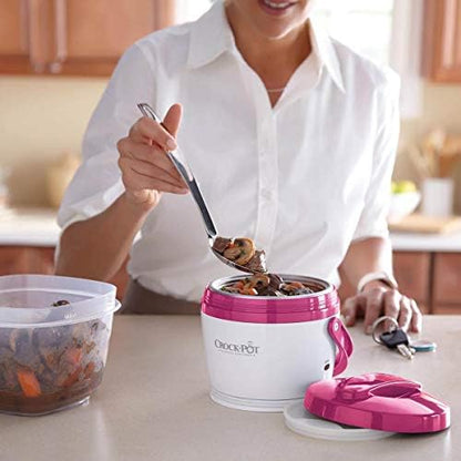 Lunch Crock Portable Food Warmer 20oz – Pink - Curated Catalog A4