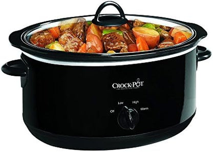 8 Quart Manual Slow Cooker – Black - Curated Catalog Z4