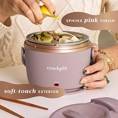 Electric Lunch Box Food Warmer 20oz – Blush Pink - Curated Catalog S1