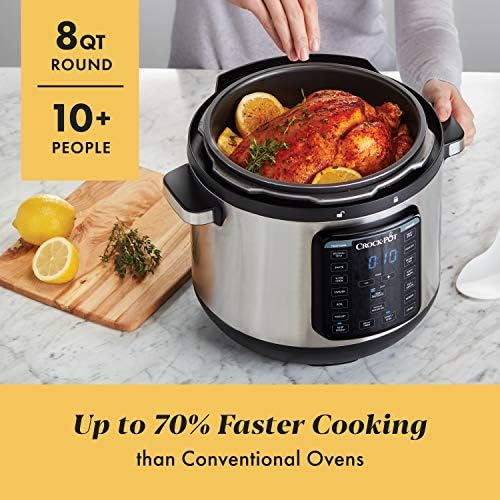 8 Quart Express Crock Multi-Use Pressure Cooker - Curated Catalog W0