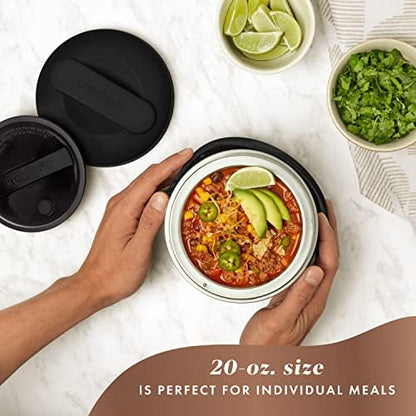 Electric Lunch Box Food Warmer 20oz – Black - Curated Catalog M5