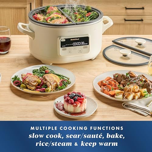 MultiMeal Multicooker with Programmable Slow Cooker - Curated Catalog J1