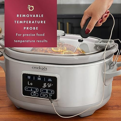 7 Quart Programmable Cook & Carry Slow Cooker - Curated Catalog A0