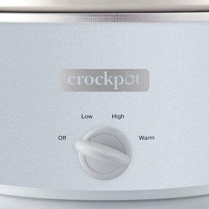 4.5 Quart Manual Slow Cooker – Macaroon Blue - Curated Catalog T9
