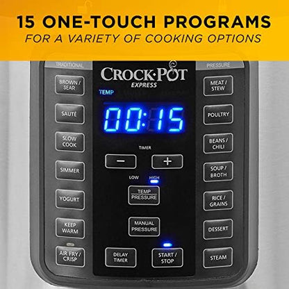 Express Crisp 8 Quart 10-in-1 Pressure Cooker - Curated Catalog W5