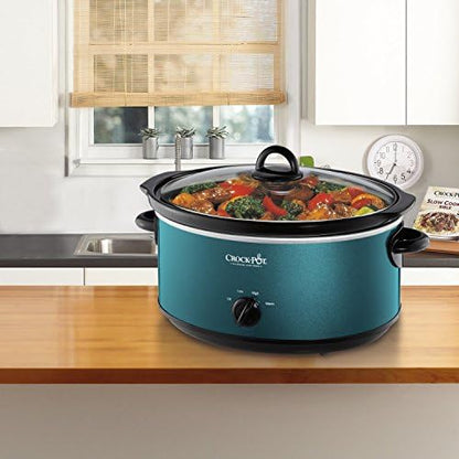 7 Quart Manual Slow Cooker – Turquoise - Curated Catalog T9