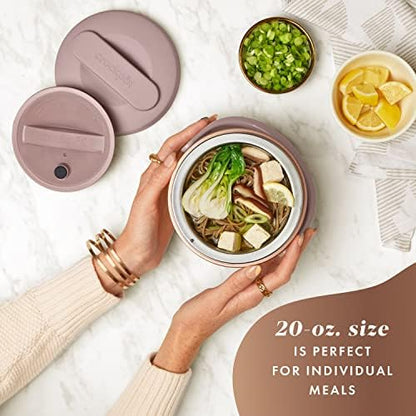 Electric Lunch Box Food Warmer 20oz – Blush Pink - Curated Catalog S1