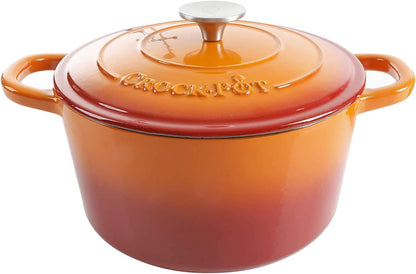 3 Quart Enameled Cast Iron Dutch Oven – Aqua - Curated Catalog B1
