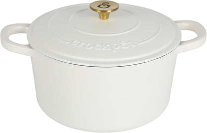 3 Quart Enameled Cast Iron Dutch Oven – Aqua - Curated Catalog Z6