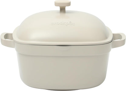 3 Quart Enameled Cast Iron Dutch Oven – Aqua - Curated Catalog Z6