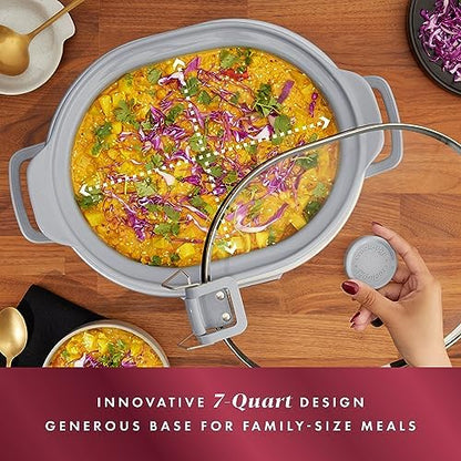 7 Quart Programmable Cook & Carry Slow Cooker - Curated Catalog A0
